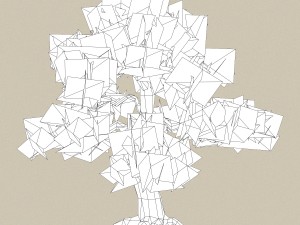 low poly 10 tree collection 3D Модель