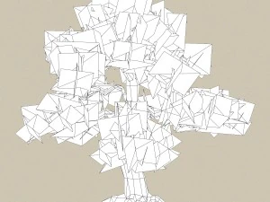 collezione di alberi low poly 10 Modello 3D