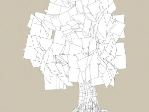 collezione di alberi low poly 10 Modello 3D