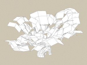 low poly 10 tree collection 3D Модель