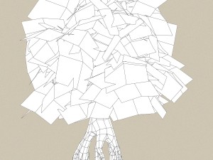 low poly 10 tree collection 3D Модель