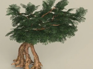 game ready tree 04 3D Model