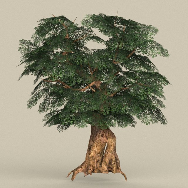 game ready tree 05 3D Model .c4d .max .obj .3ds .fbx .stl .blend 