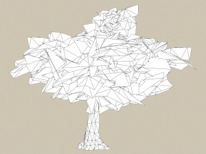 game ready tree 08 Model 3D