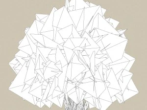 game ready low poly 10 tree collection 3D Model