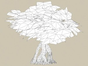 game ready low poly 10 tree collection 3D Model