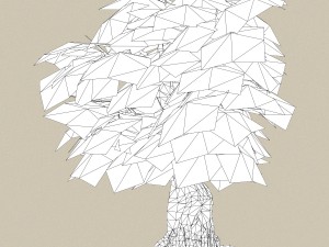 game ready low poly 10 tree collection Modello 3D