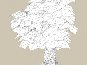 game ready low poly 10 tree collection 3D Model
