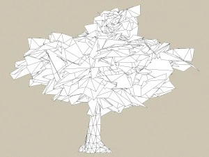 game ready low poly 10 tree collection 3D Model