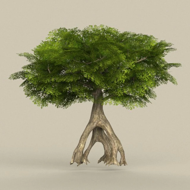 &aacute;rbol listo para el juego 12 Modelo 3D .c4d .max .obj .3ds .fbx .stl .blend 