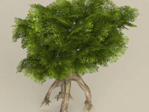 &aacute;rbol listo para el juego 12 Modelo 3D