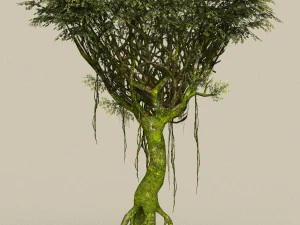 &aacute;rvore pronta para jogo 23 Modelo 3D