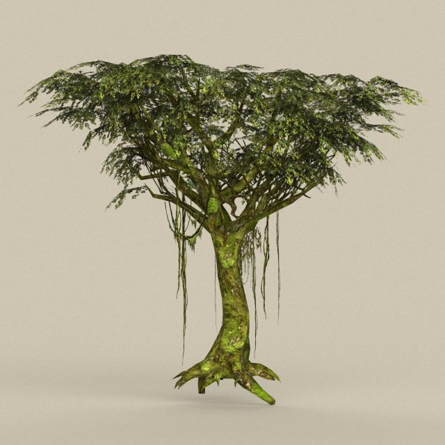 game ready tree 24 3D Модель .c4d .max .obj .3ds .fbx .stl .blend 