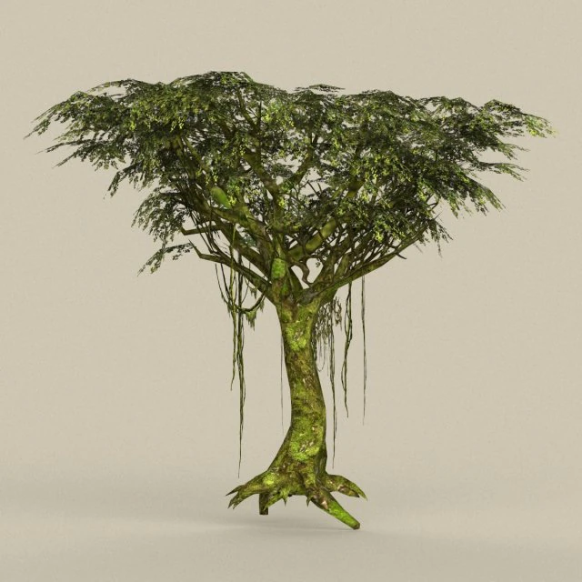 game ready tree 24 3D Model .c4d .max .obj .3ds .fbx .stl .blend 