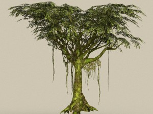 game ready tree 24 3D Модель