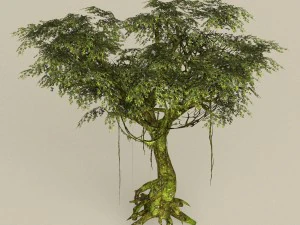 game ready tree 24 3D Model