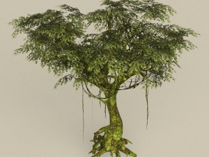 game ready tree 24 Modello 3D