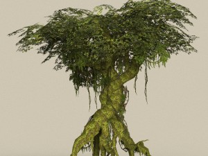 game ready tree 25 Model 3D