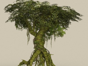 game ready tree 25 Model 3D