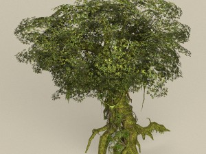 game ready tree 25 Model 3D