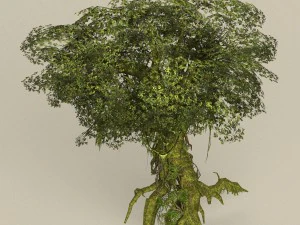 game ready tree 25 3D Model