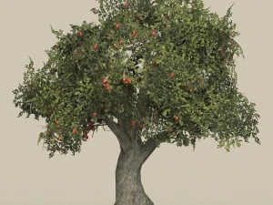 дерево готове до гри 26 3D Модель