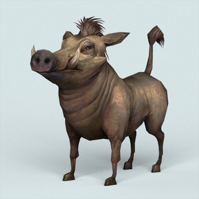 fantasy wild boar 3Dモデル .c4d .max .obj .3ds .fbx .stl .blend 
