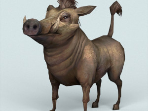fantasy wild boar 3D Model