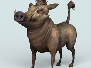 fantasy wild boar 3D-Modell