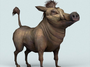 fantasy wild boar 3Dモデル