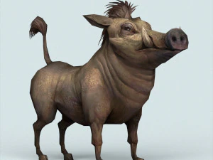 fantasy wild boar 3D Model