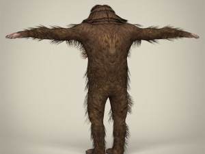 low poly sasquatch Model 3D