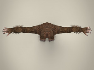 low poly sasquatch Model 3D