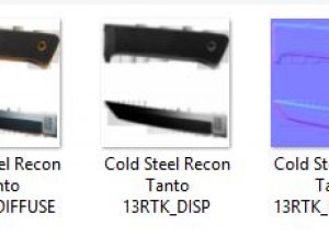 cold steel recon tanto 13rtk 3D Model