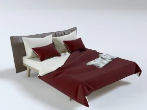 tempat tidur dari koleksi bart alf Model 3D