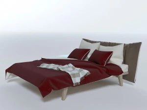 bed from bart collection of alf 3D Model
