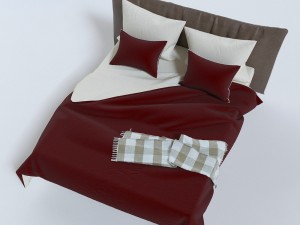 bed from bart collection of alf Model 3D
