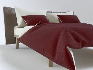 bed from bart collection of alf Model 3D