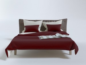 bed from bart collection of alf Model 3D