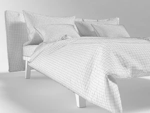 bed from bart collection of alf 3D Model