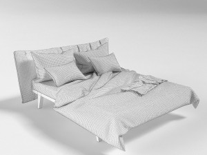 bed from bart collection of alf Model 3D