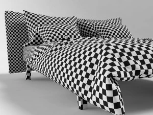 bed from bart collection of alf 3D Model