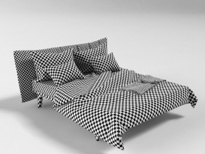 bed from bart collection of alf Model 3D