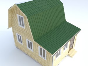 wooden house 8 3D Model