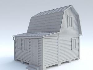 wooden house 8 3D Model