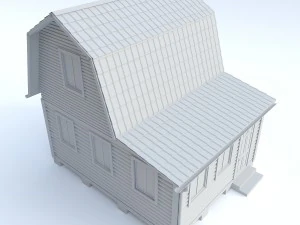 wooden house 8 3D Model