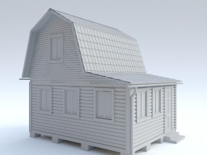 wooden house 8 3D Model
