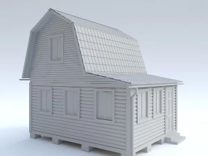 wooden house 8 3D Model