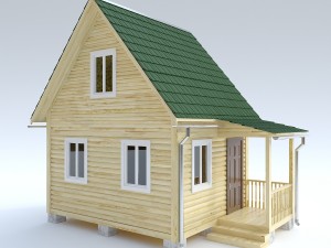 wooden house 7 3D Model