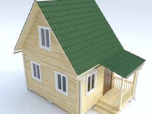 wooden house 7 3D Model